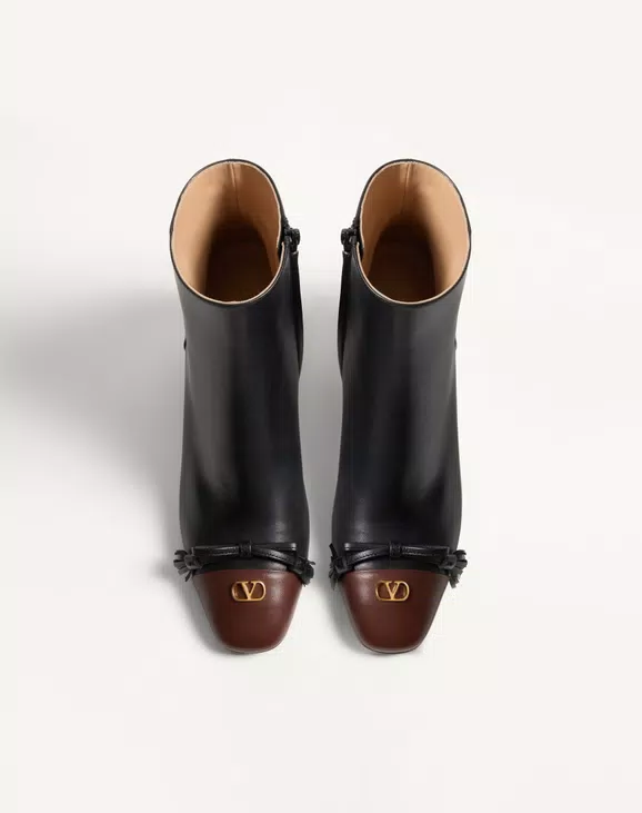 Valentino Valet Du Roi Kidskin Leather Ankle Boot 60Mm - Image 5